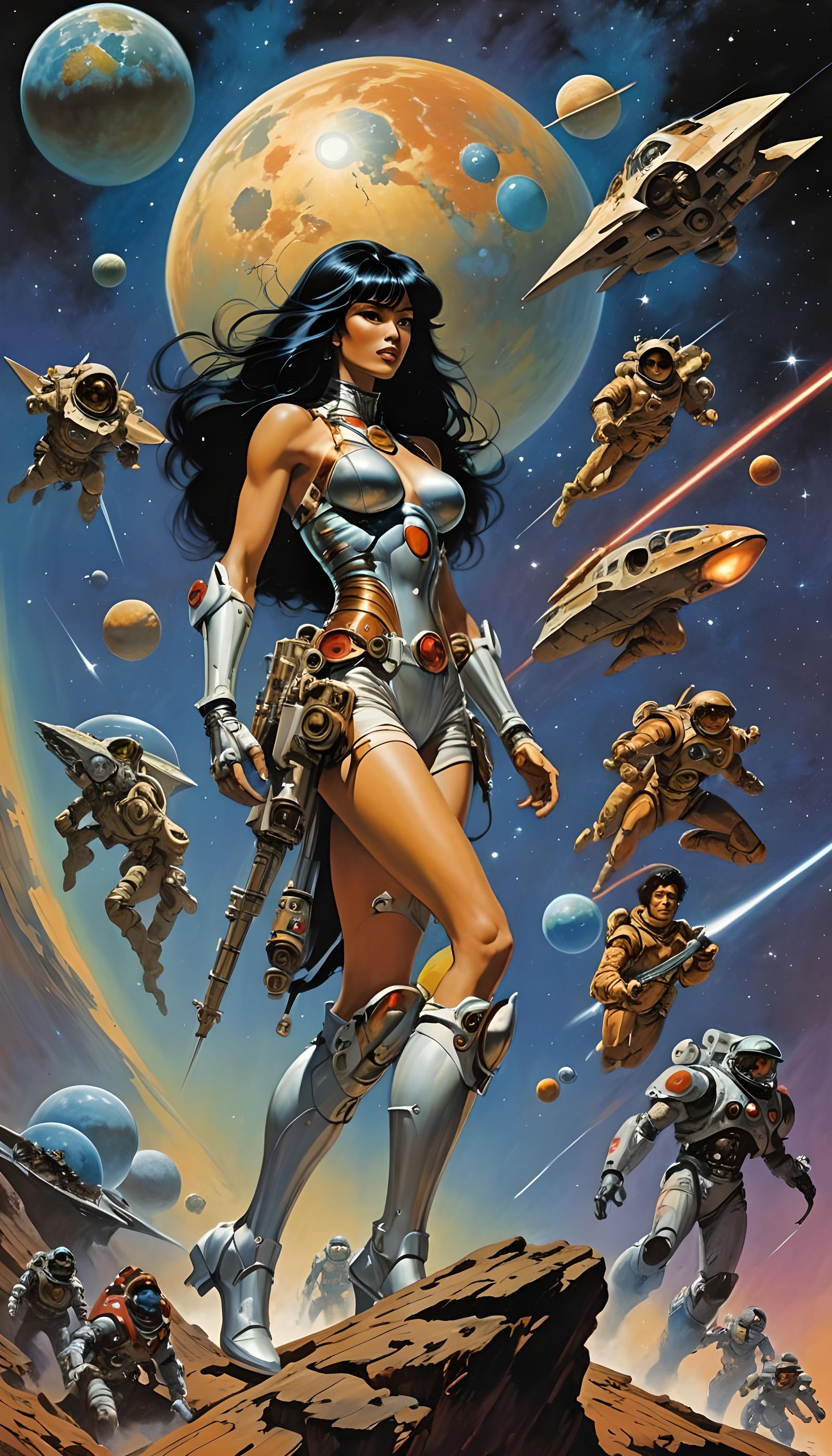 Epic Space Universe Art Styles