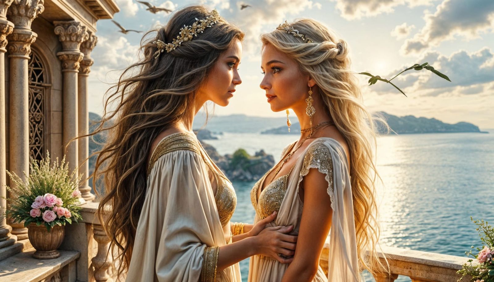 Bronze Age Princess in Antiquated Elegance