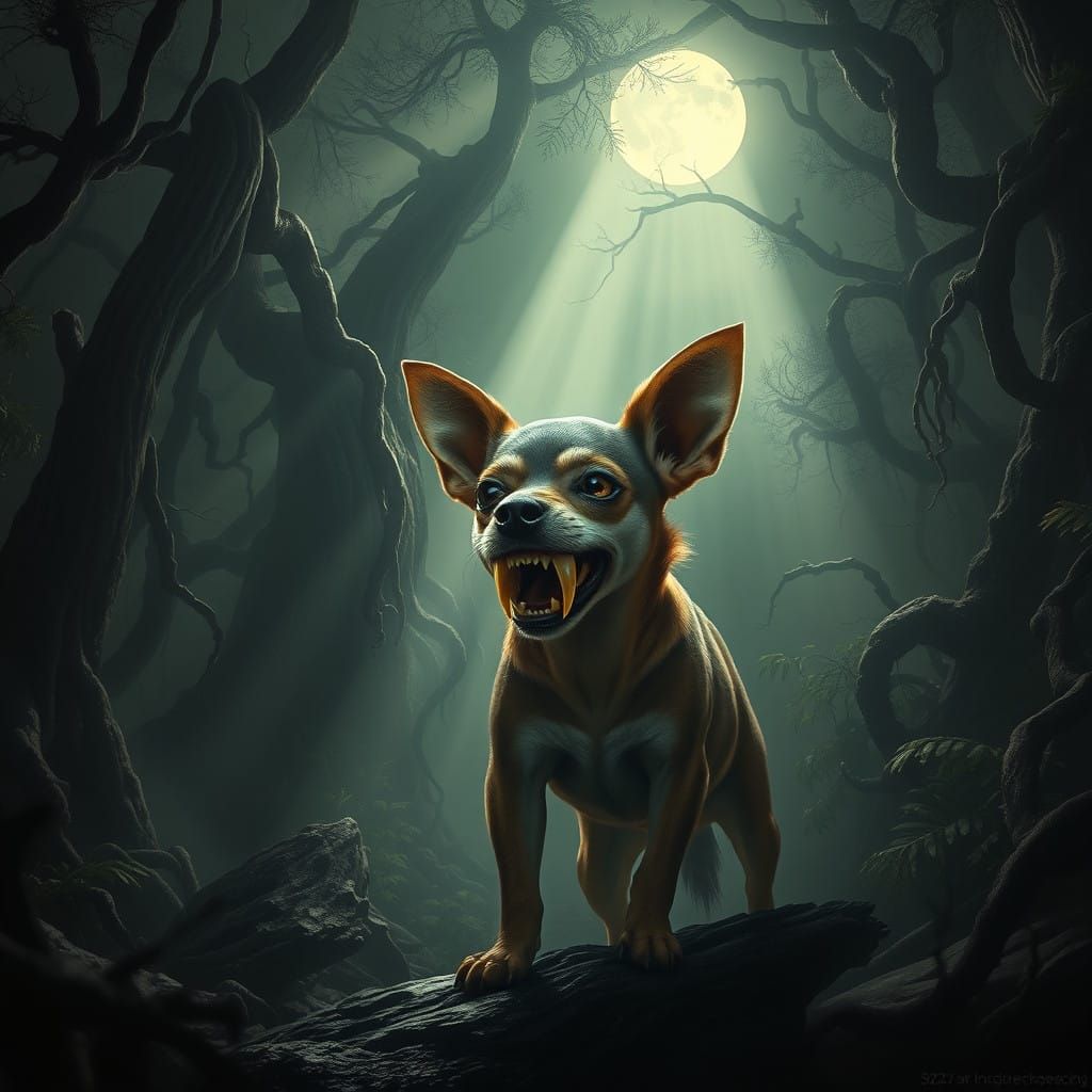 the infamous sabertooth chihuahua