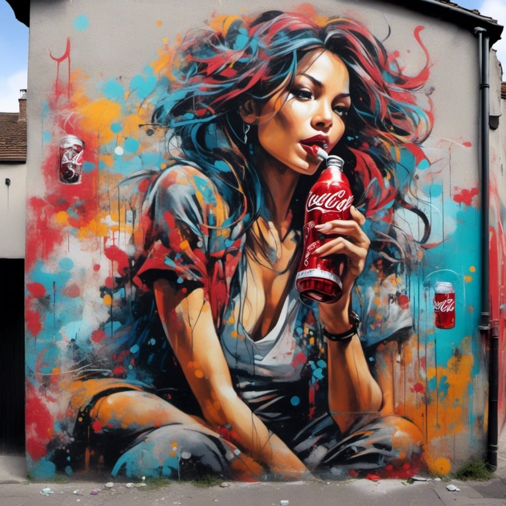 <lora:Street Art:1.0>