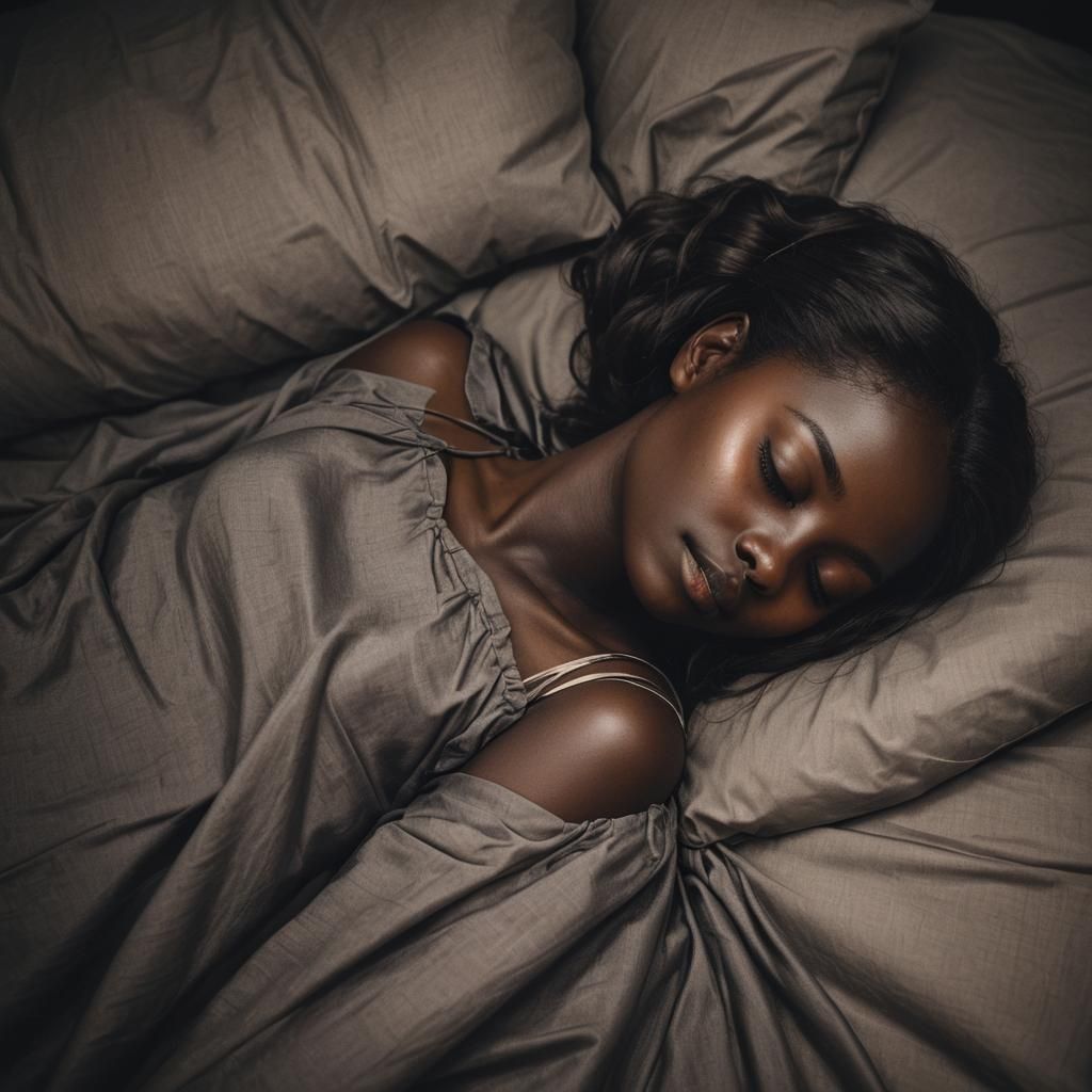 Sleeping Beauty with Dark Skin