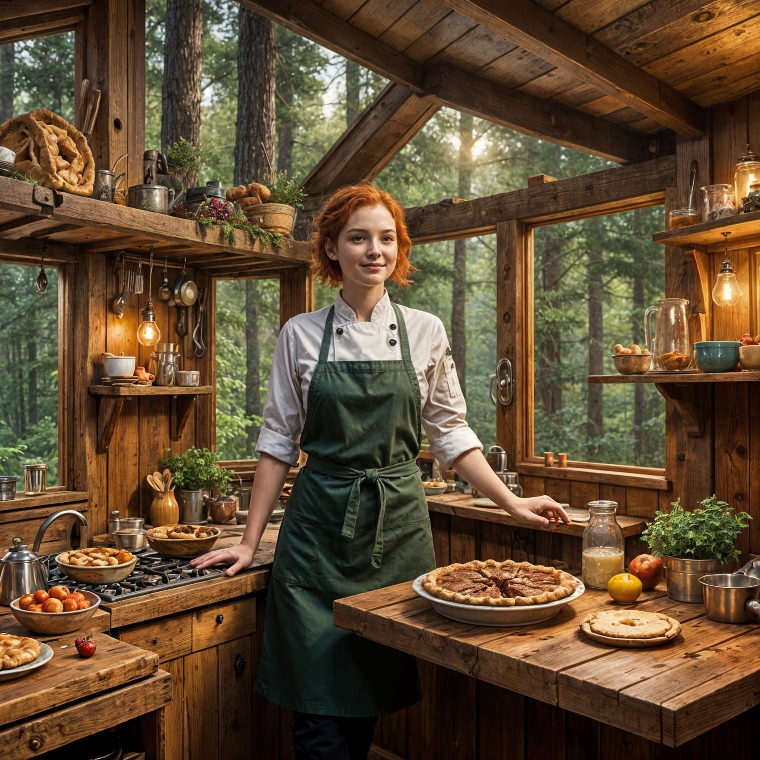 Rustic Treehouse Kitchen Masterpiece