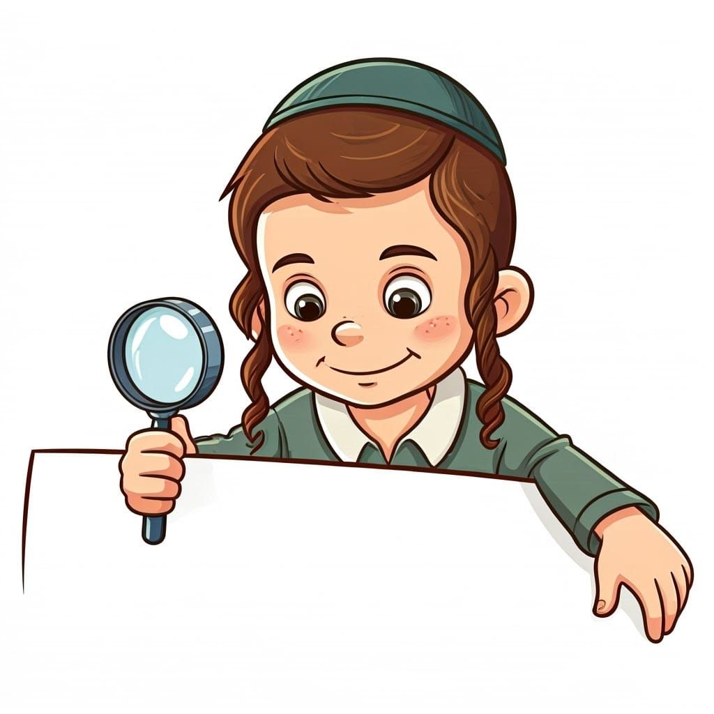 Raleigh Style Portrait of a Young Haredi Jewish Boy