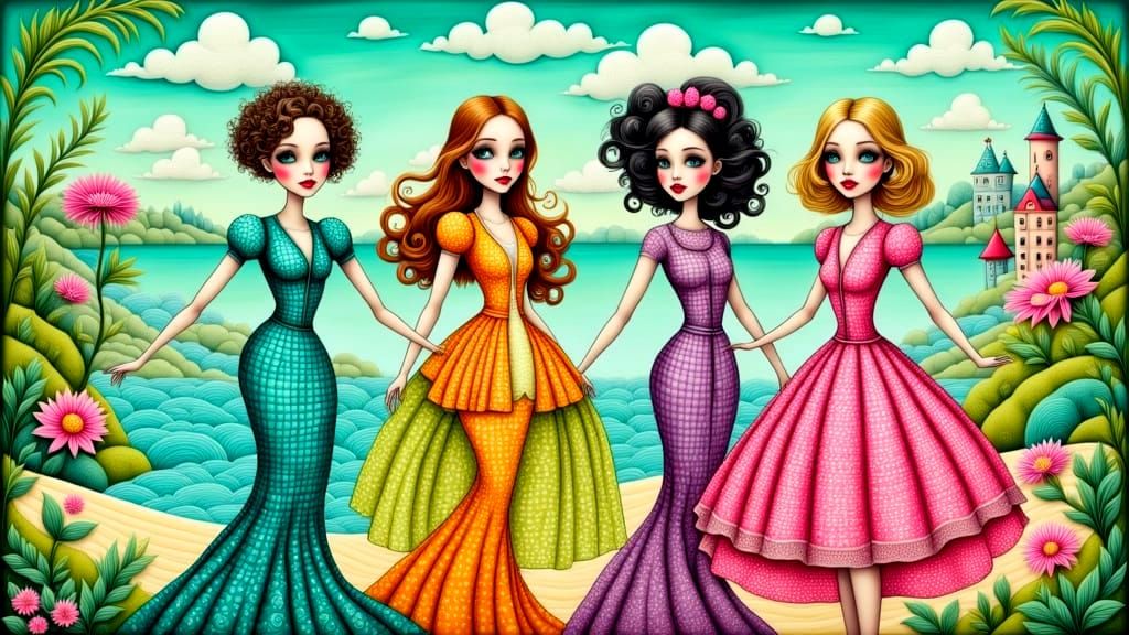 Britney, Nicky, Kylie and Robert