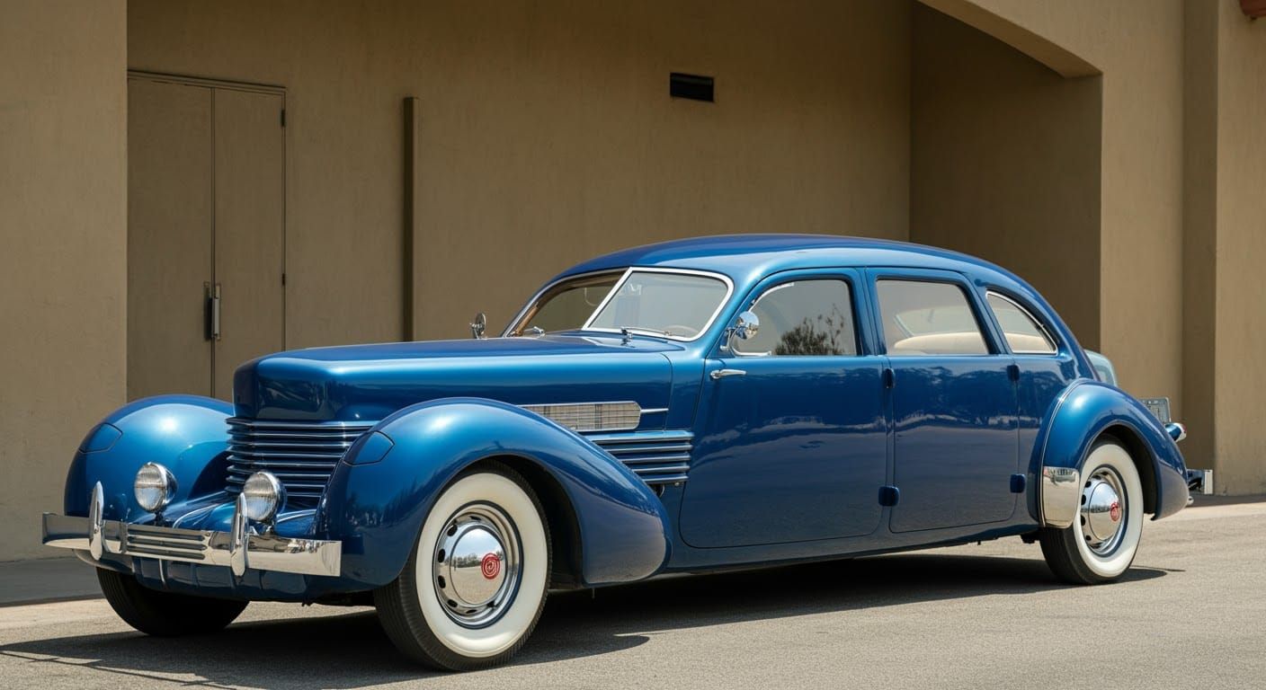Custom 1937 Cord 812 Limousine: Art Deco Glamour