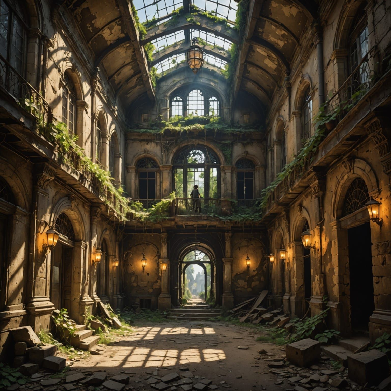 A forgotten, decaying location meticulously restored into it...