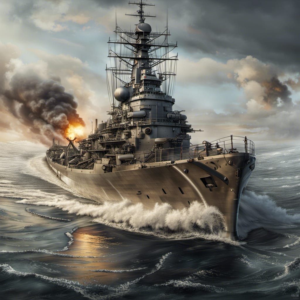 Industrial Age American Destroyer Ship