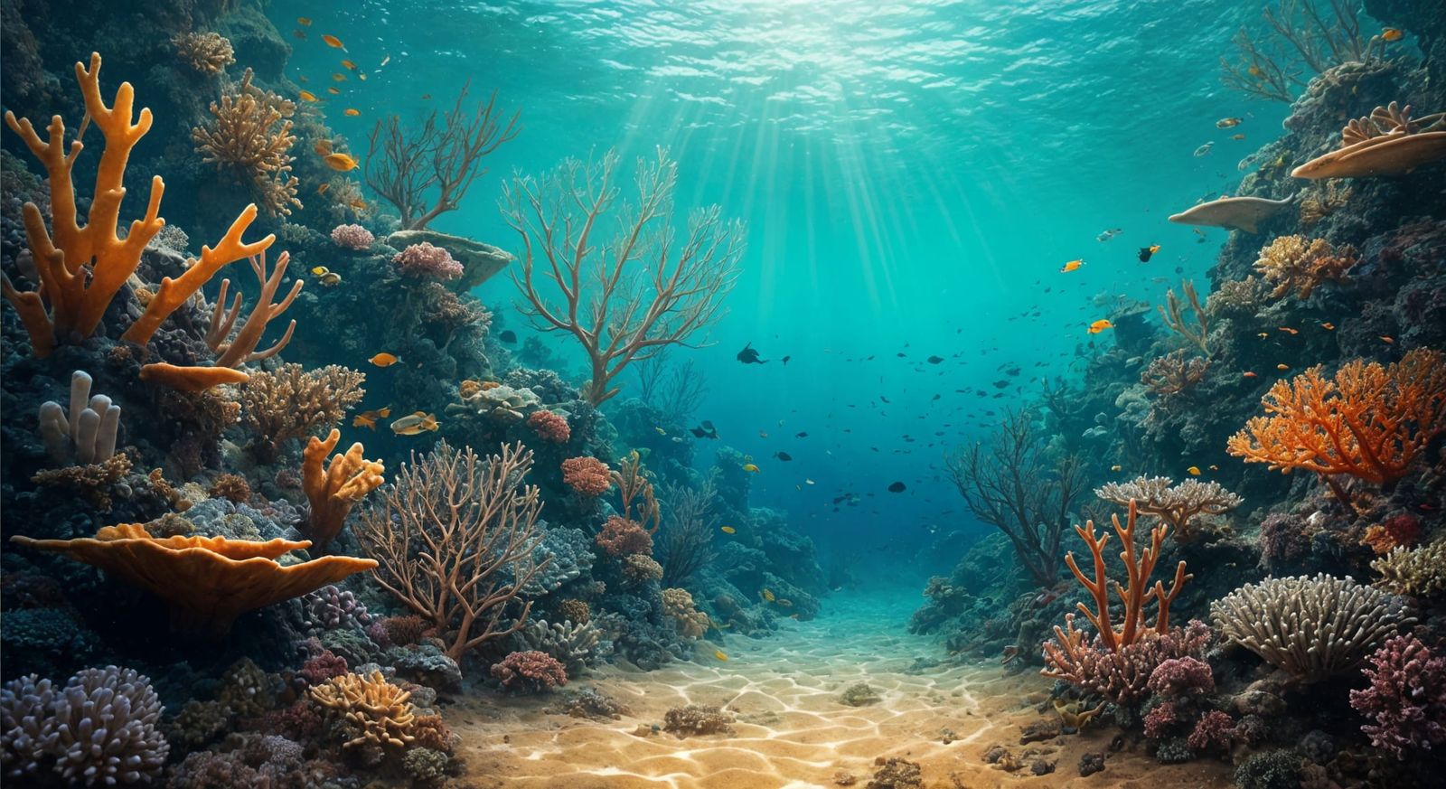 Vibrant Coral Reef in Stunning 32K Detail