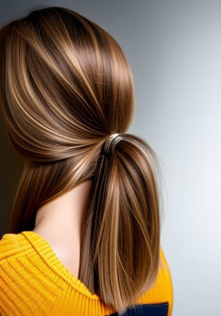 Beautiful Woman in See-Through Shirt Looks Back