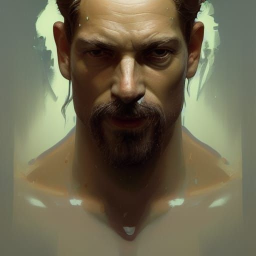 Hyperdetailed Portrait in Artgerm and Mucha Style