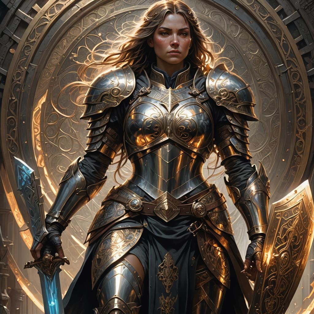 Epic Dark Fantasy Cleric Concept Art