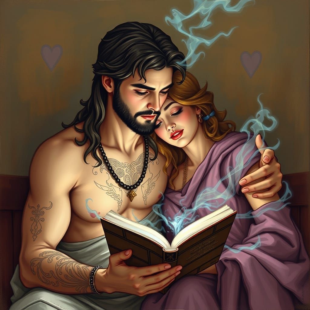 Latin Lover in Intellectual Repose