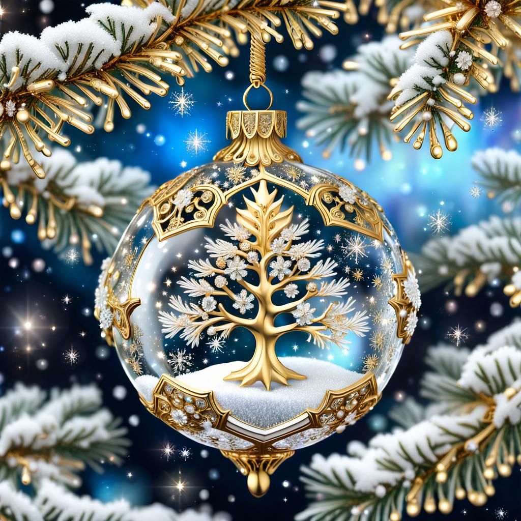 Unconventional Christmas Tree Ornament