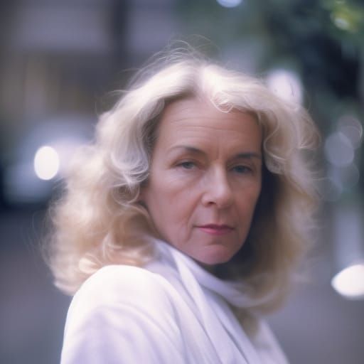 Natural Portrait of a Beautiful Woman in Soft Focus