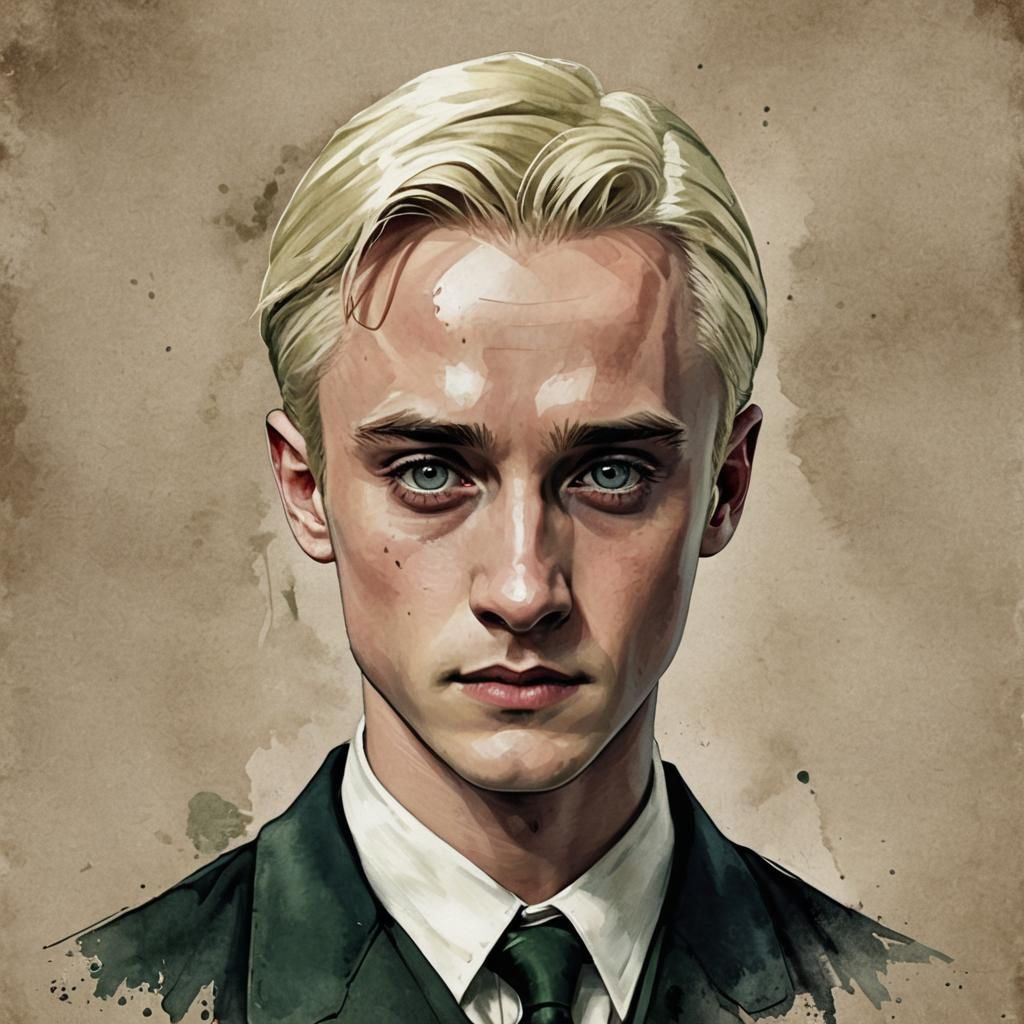 Draco Malfoy AI Generated Portrait