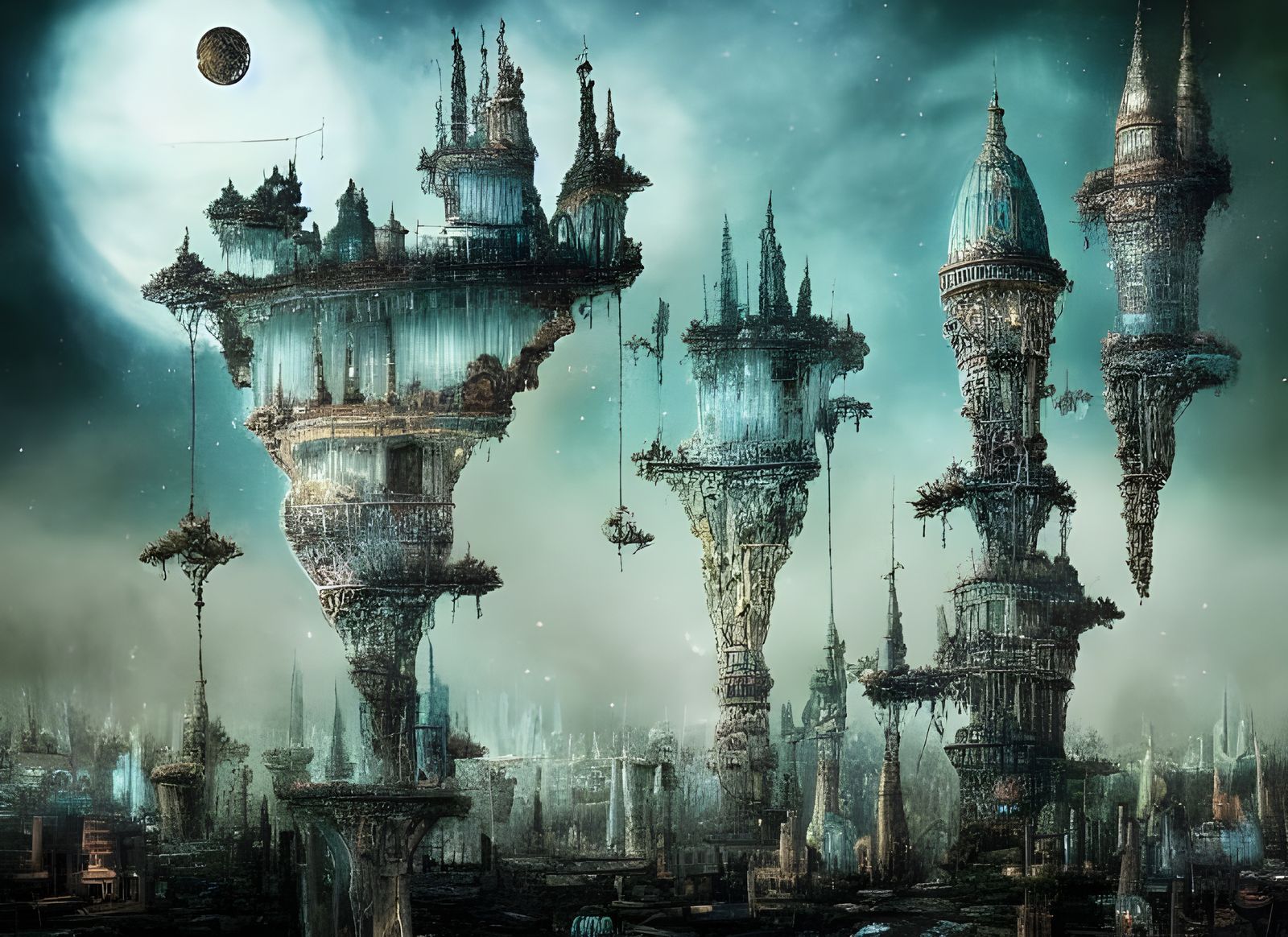 Glass Kingdom: Hyper Detailed City of Crystal