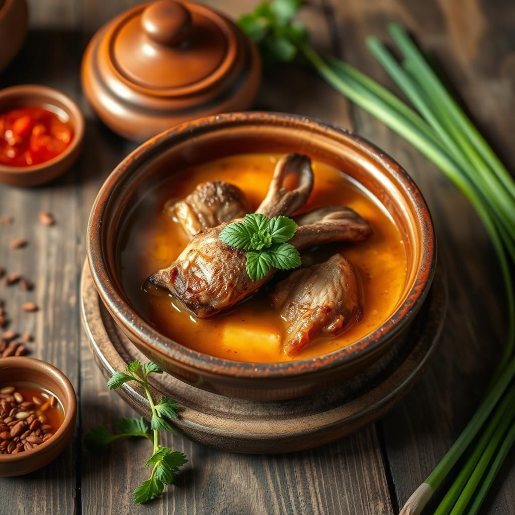 North Korean rabbit stew