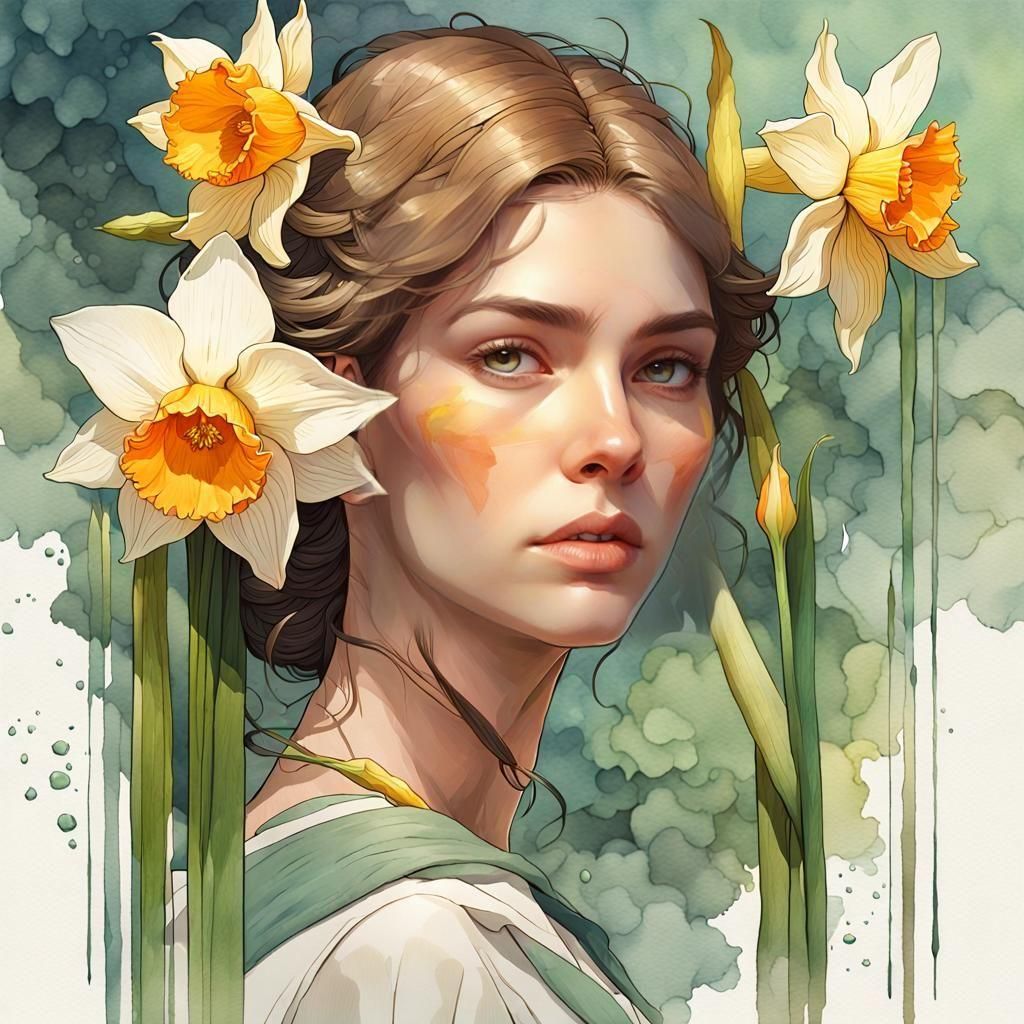 Narcissus broussonetii flower