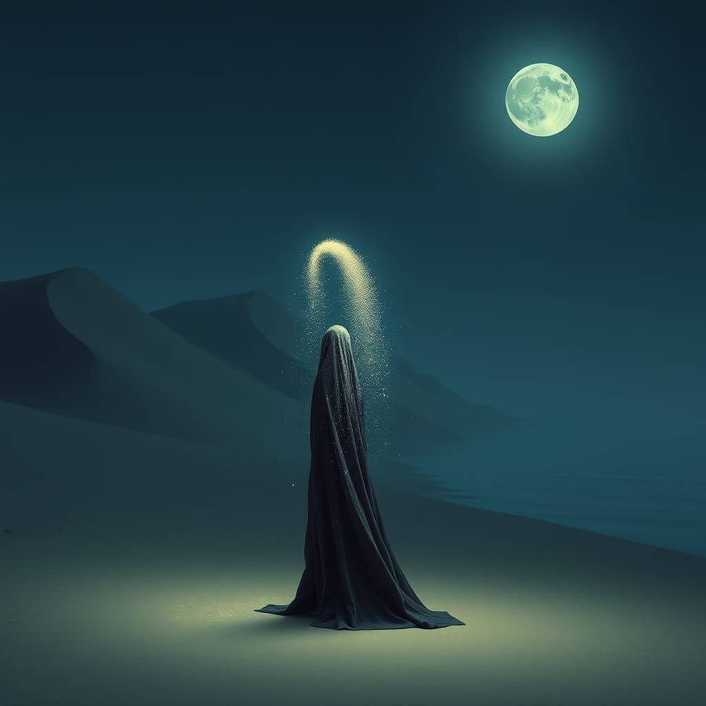 Mystical Stardust Dreamscape: Rothko-Gurney Inspired