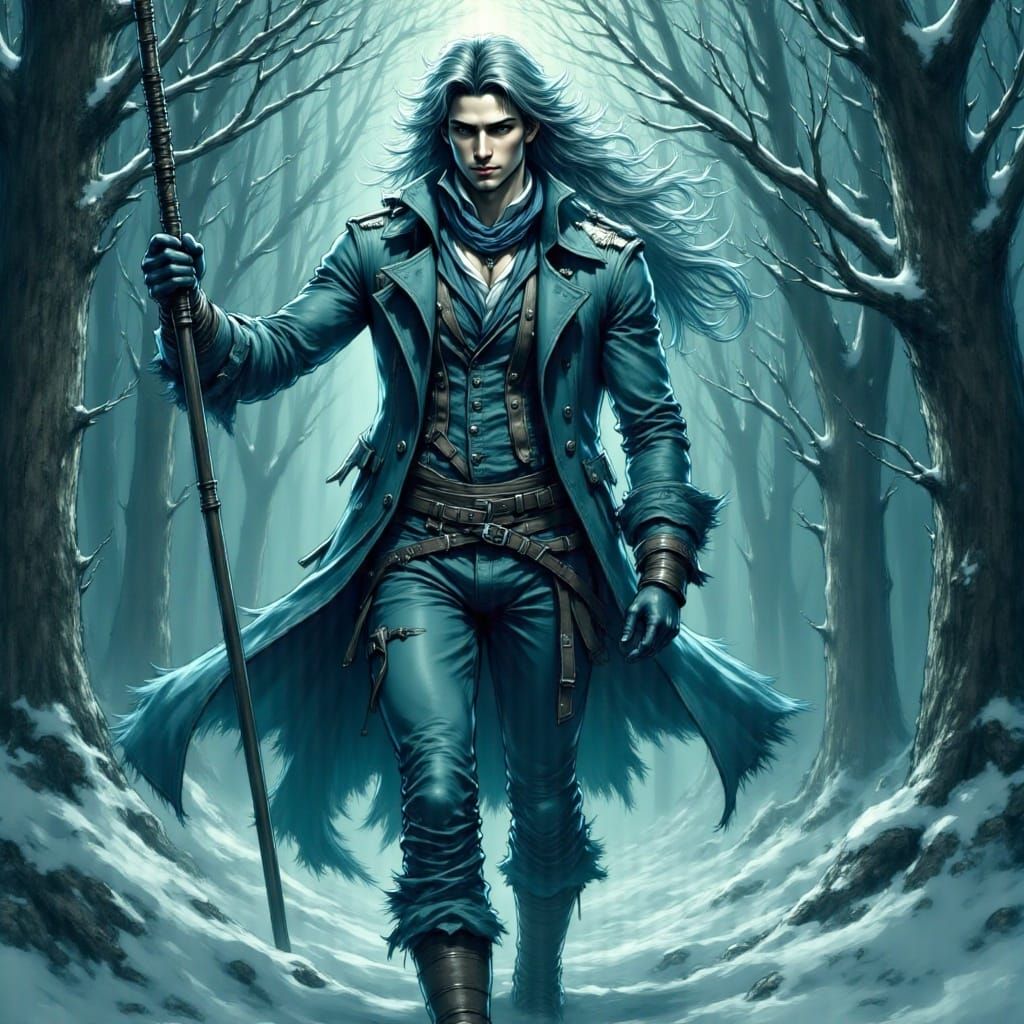 Aurora Spirit in Art Nouveau Style