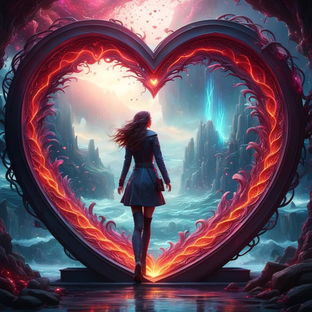 Stepping in to the heart world!