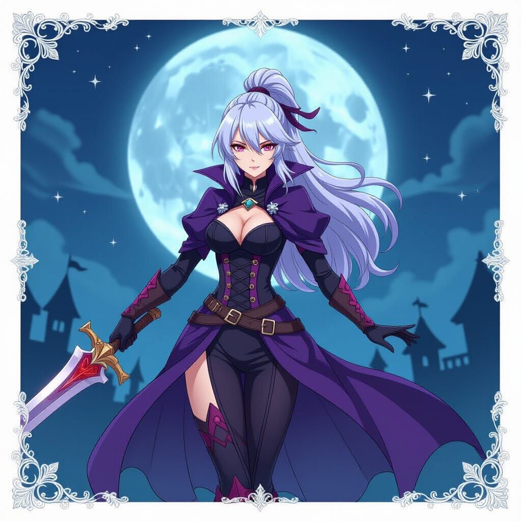 Mysterious Female Villainess Portrait