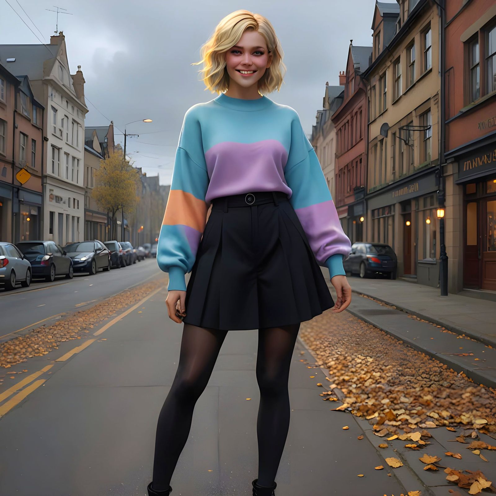 Enid Sinclair in Vibrant Wonderland of Colours and Triadic H...