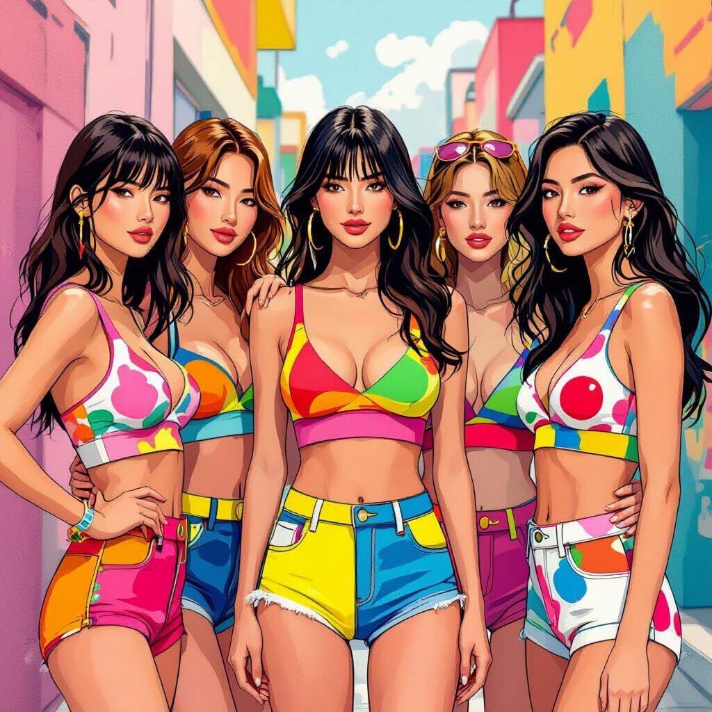 Colorful Urban Fashion Inspired by Pop Art