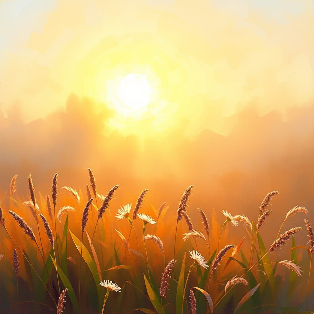 Golden Morning Impression, Soft Focus Dream
