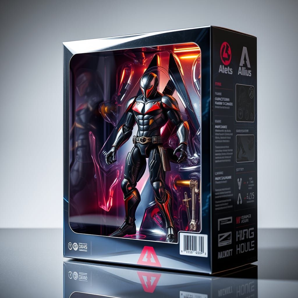 Heroic Sci-Fi Action Figure in Premium Packaging