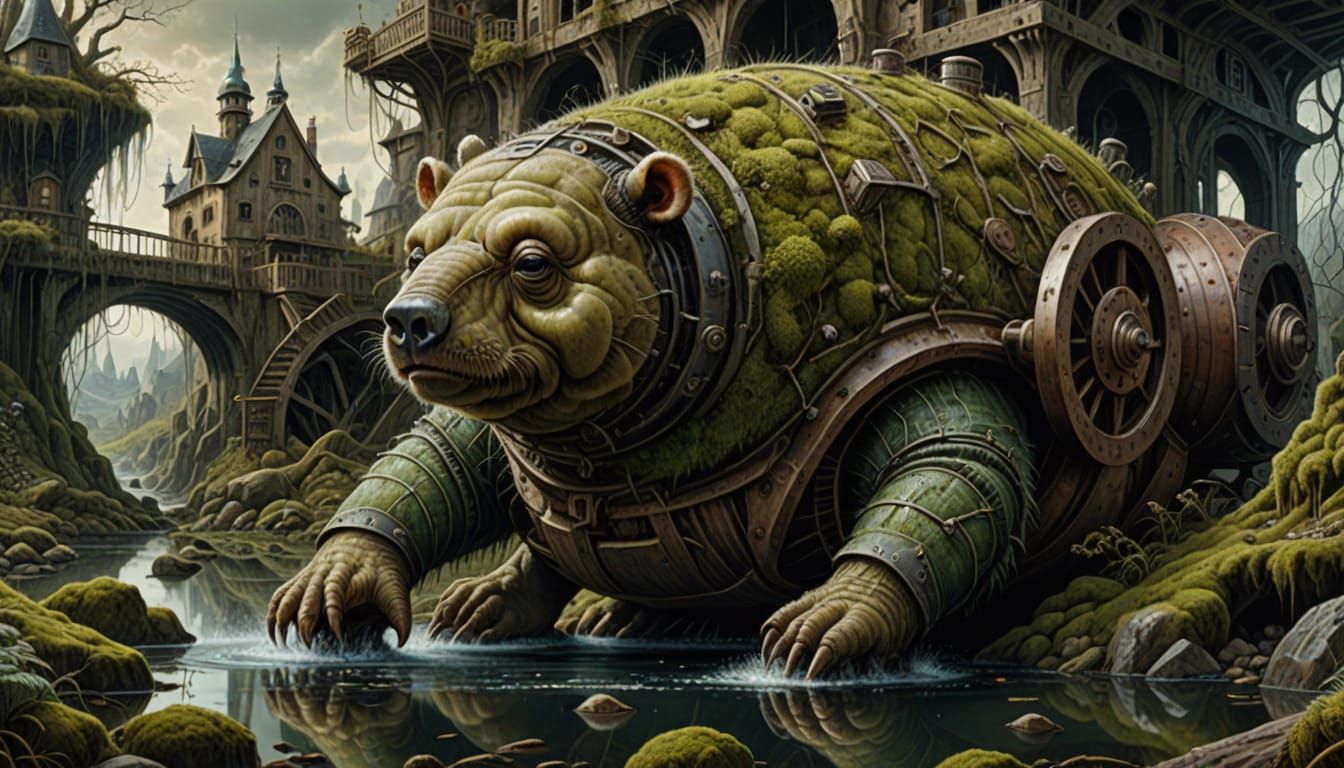 ANOTHER CRYPTID WATER BEAR OR SOMESUCH CREATURE IN AN ALTERNATE UNIVERSE