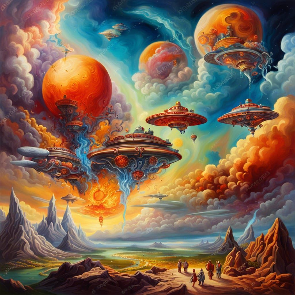 Gods of Olympus Arrive from the Future