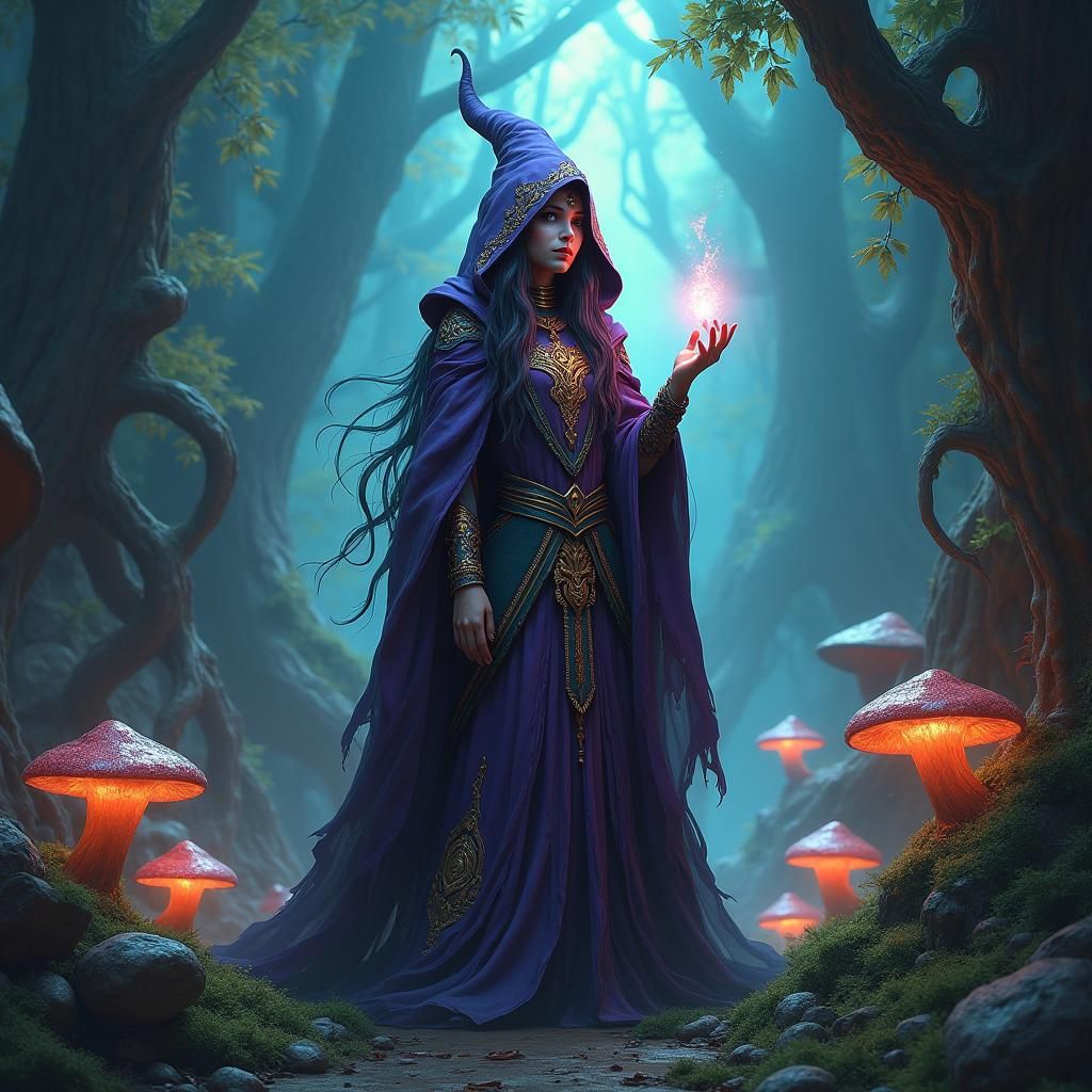 Gnome Warlock Healer in Gothic Setting