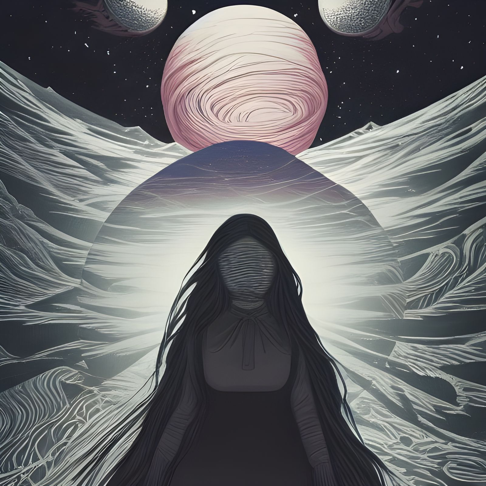 Spooky Portrait in the Land of Spirits