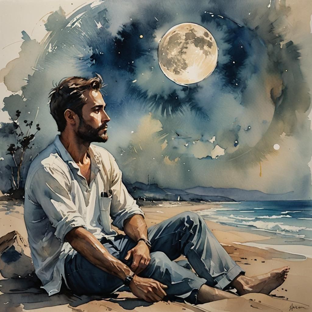 Or Am I A Fool Who Sits Alone Talking To The Moon?