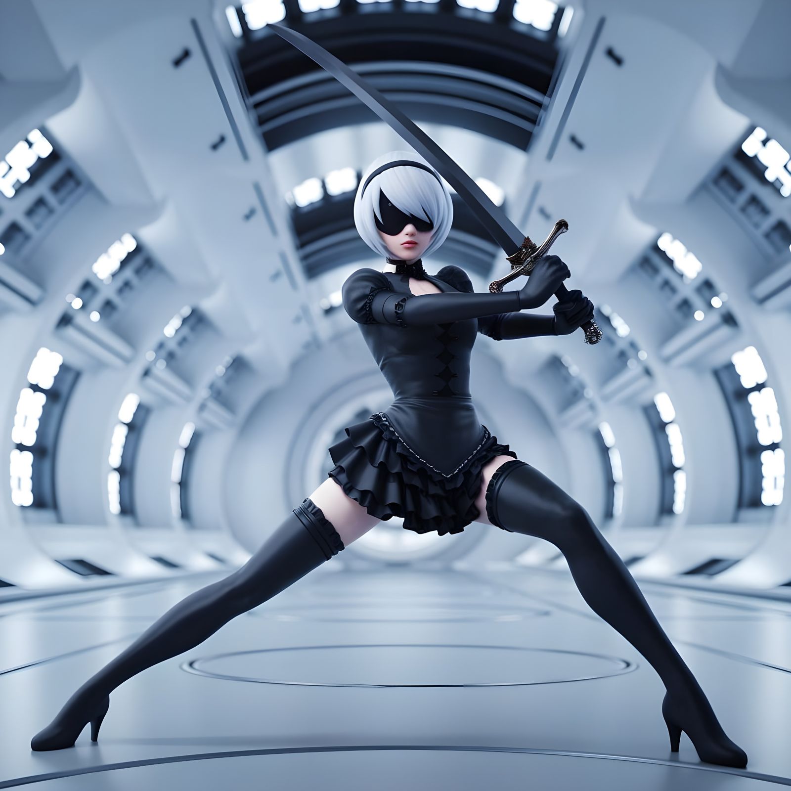 2B (Nier Automata), Ideogram 2a Turbo Edition