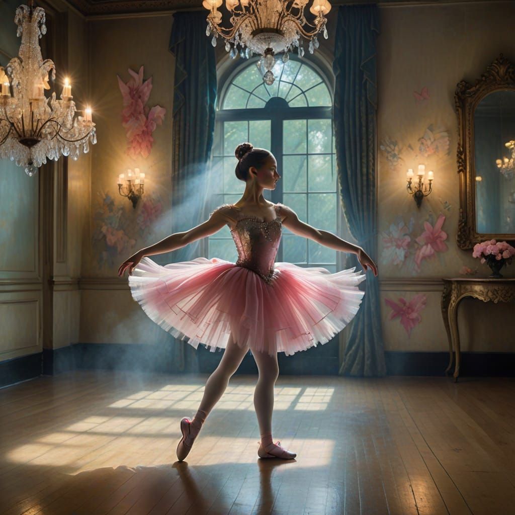 Determined Ballerina Transforms into Dance Legend in Soft, S...