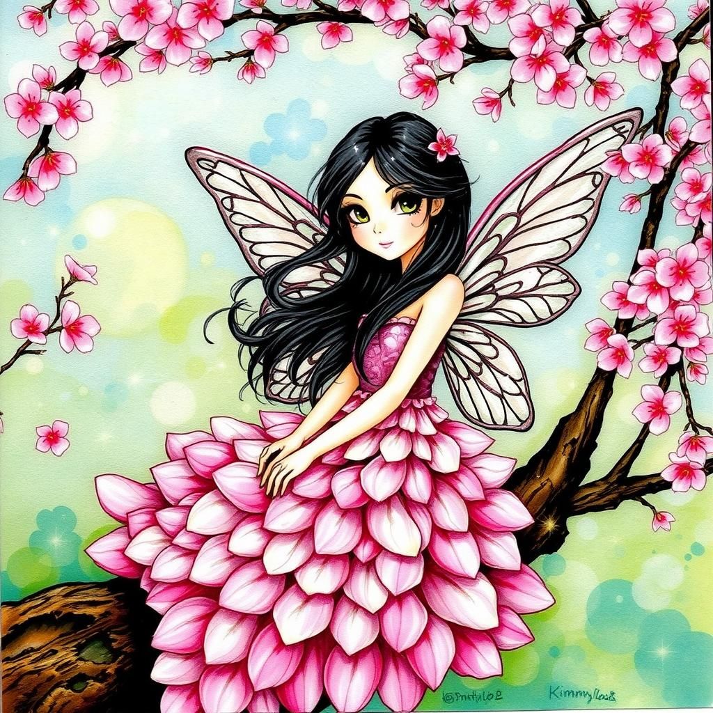 Cherry blossom fairy