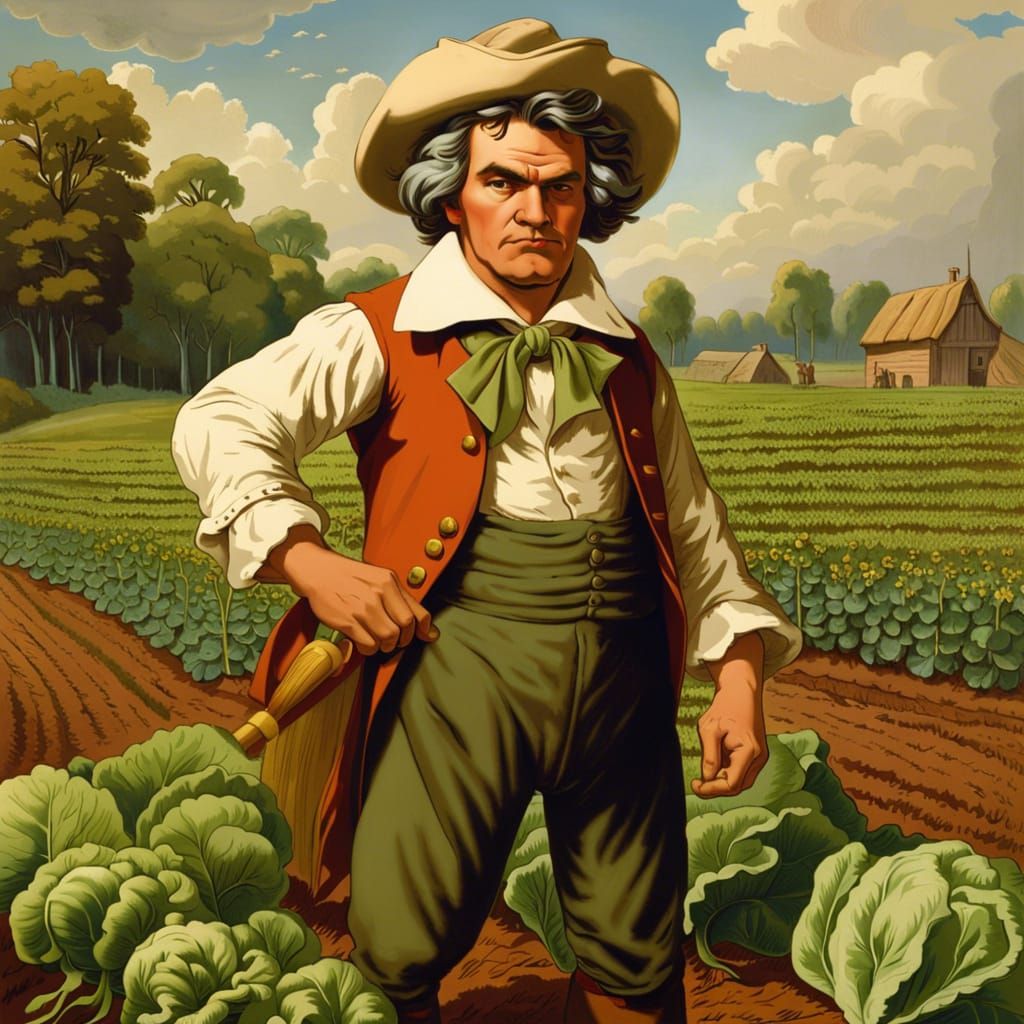 Beethoven Trades Piano for Turnip Field