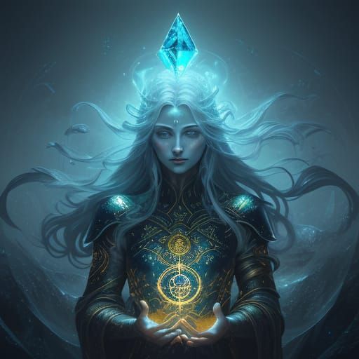 Ethereal Sibyllith X in Dreamlike Prophetic State