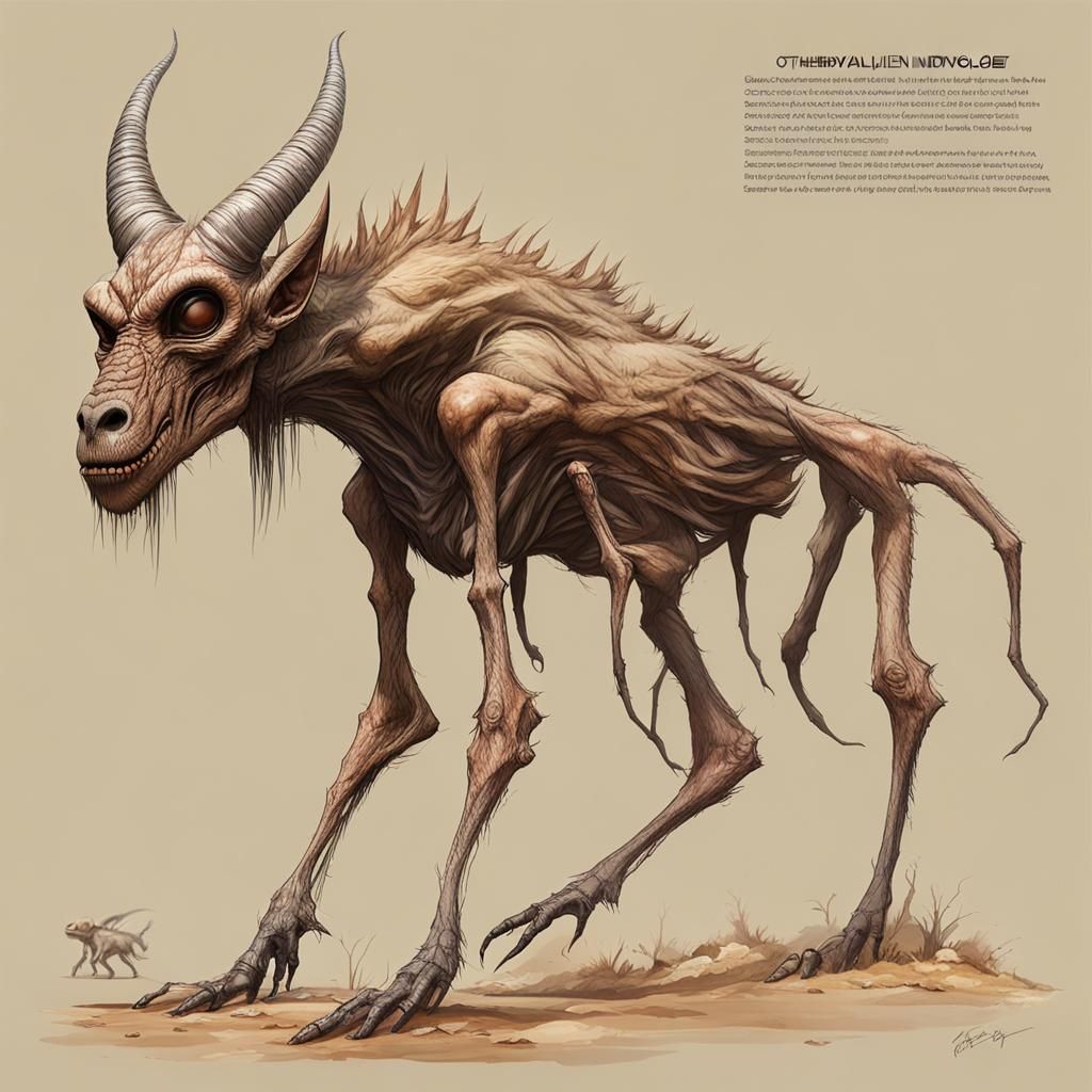 Alien Exoplanet: Speculative Evolution Concept Art