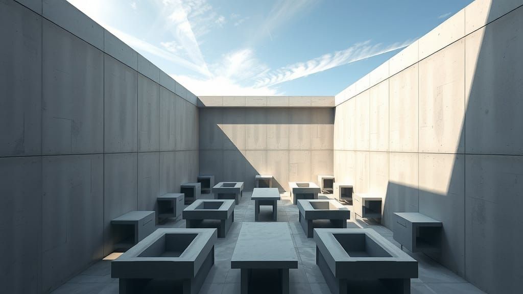 Square House: A Brutalist Architectural Shrine