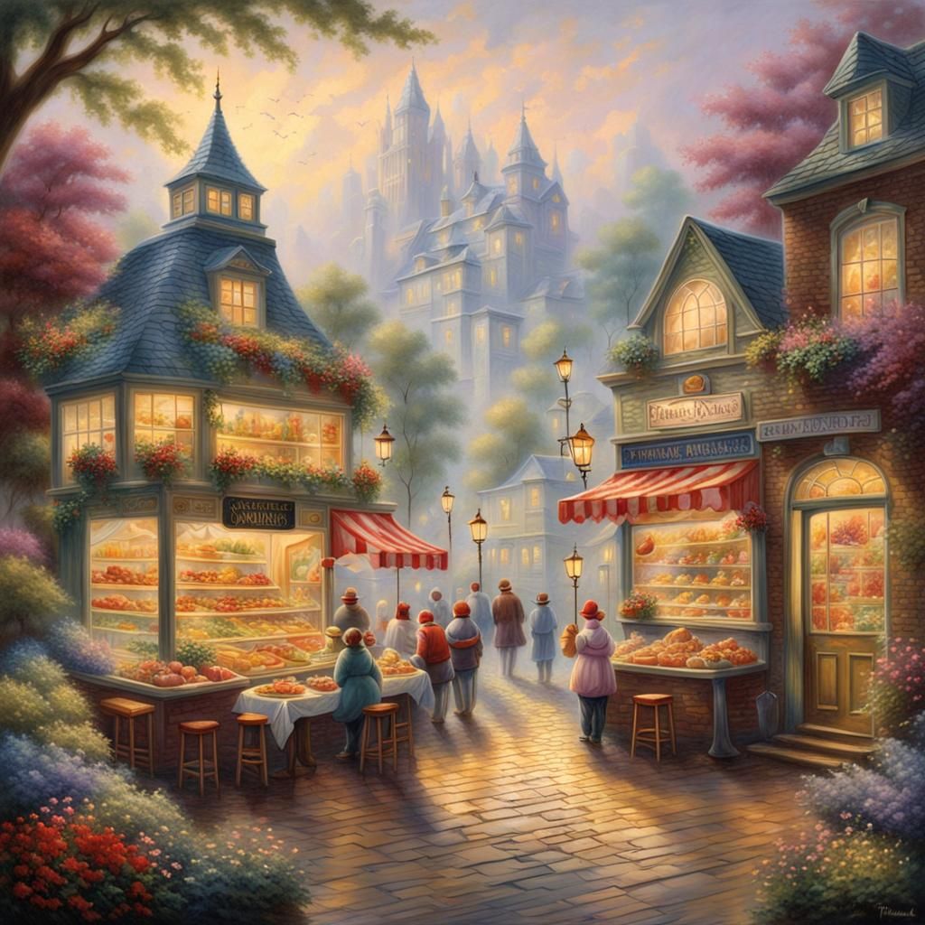 Magical Food Comes Alive in Ethereal Fantasy Art