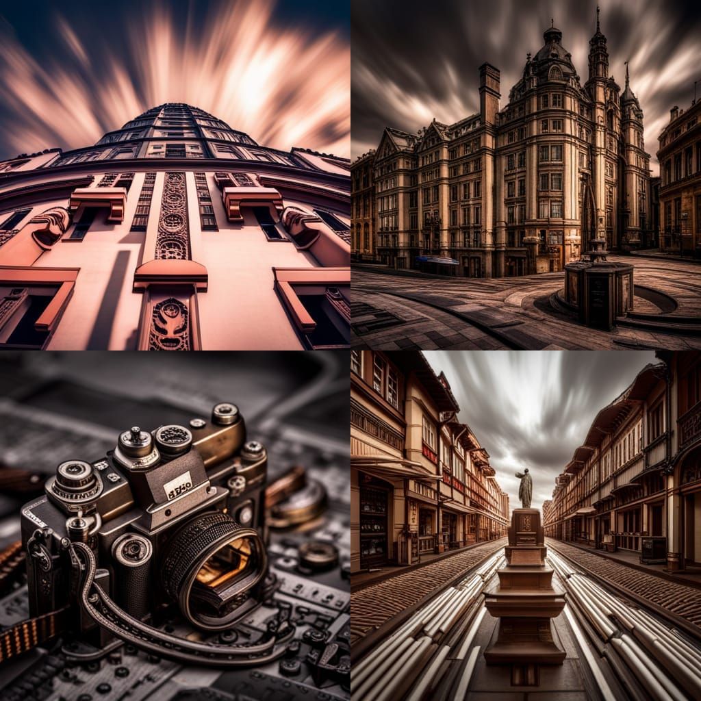 Stock Market Growth in Hyperrealistic Detail