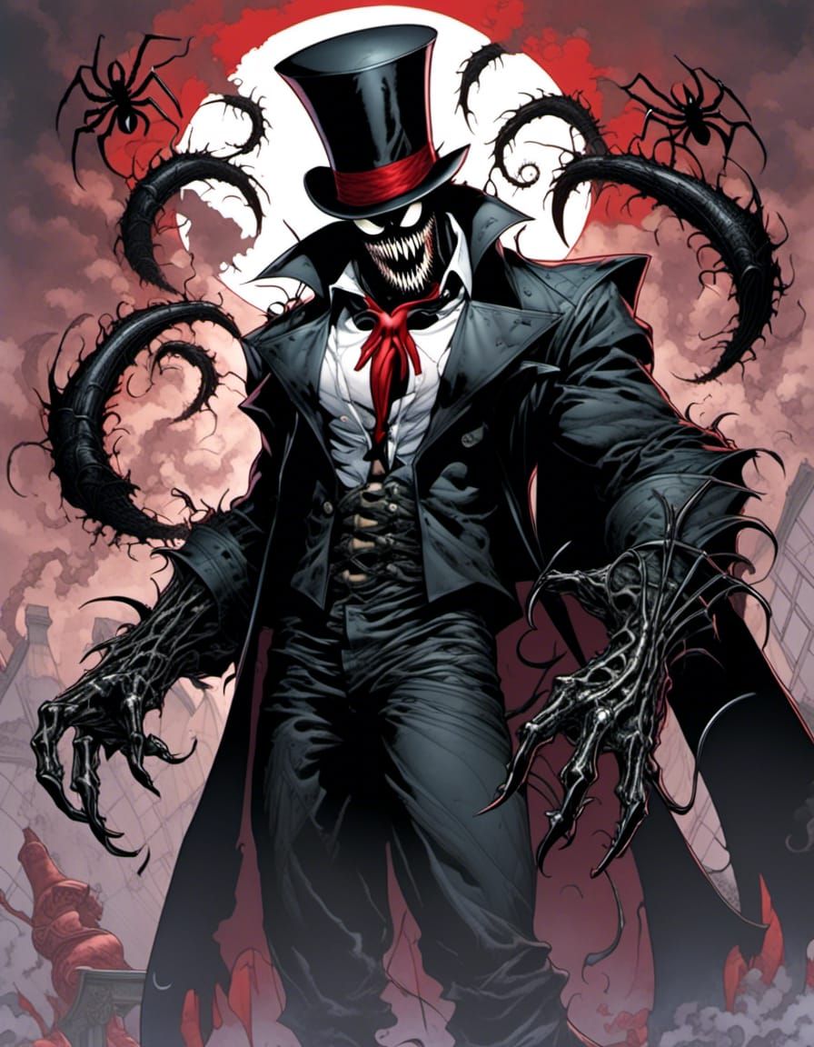 Venom's Sinister Top Hat: A Gothic Horror