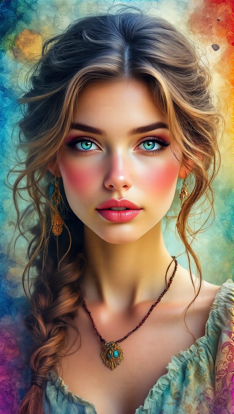 Portrait of a beautiful woman (HiDream)