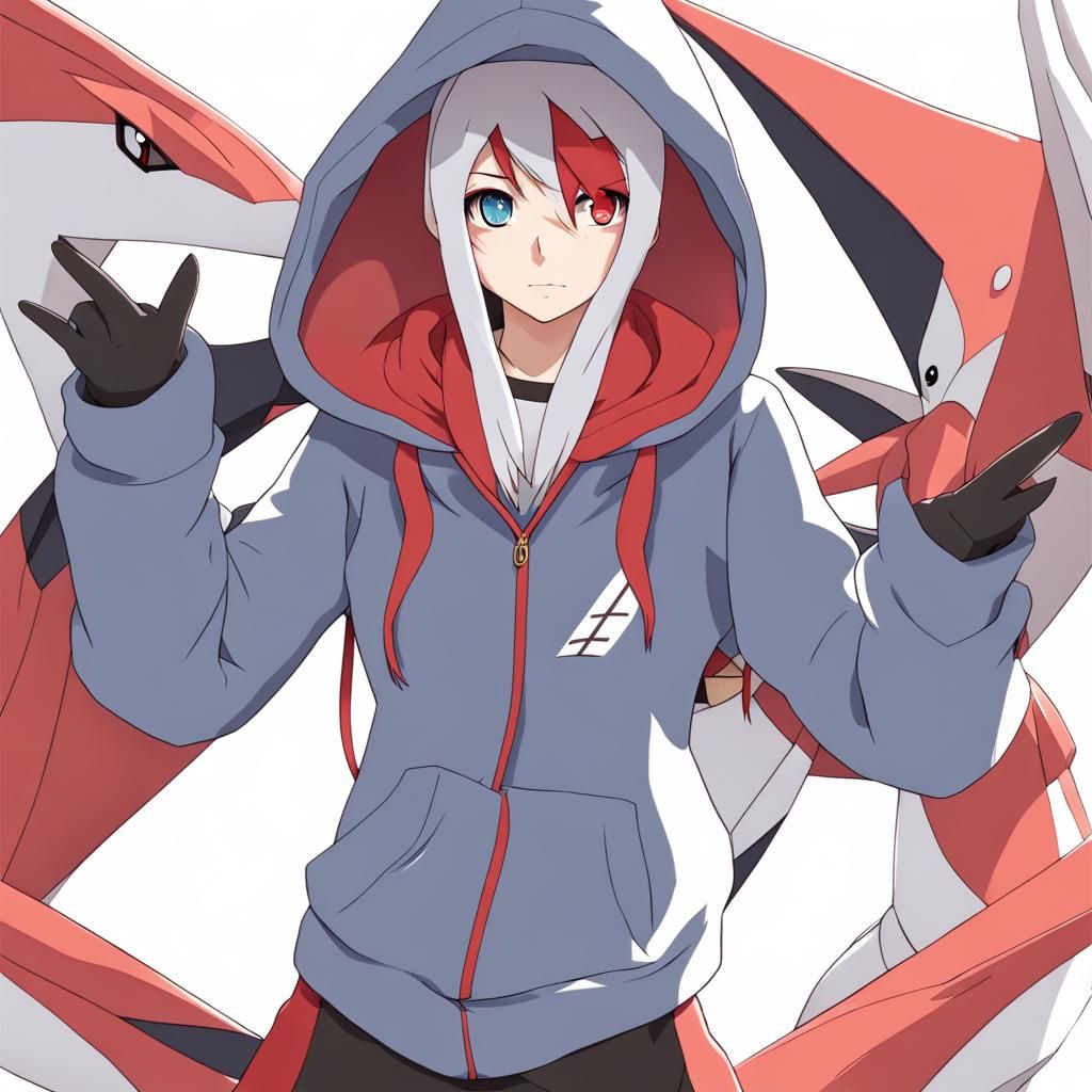 Anime Girl in Latias Hoodie