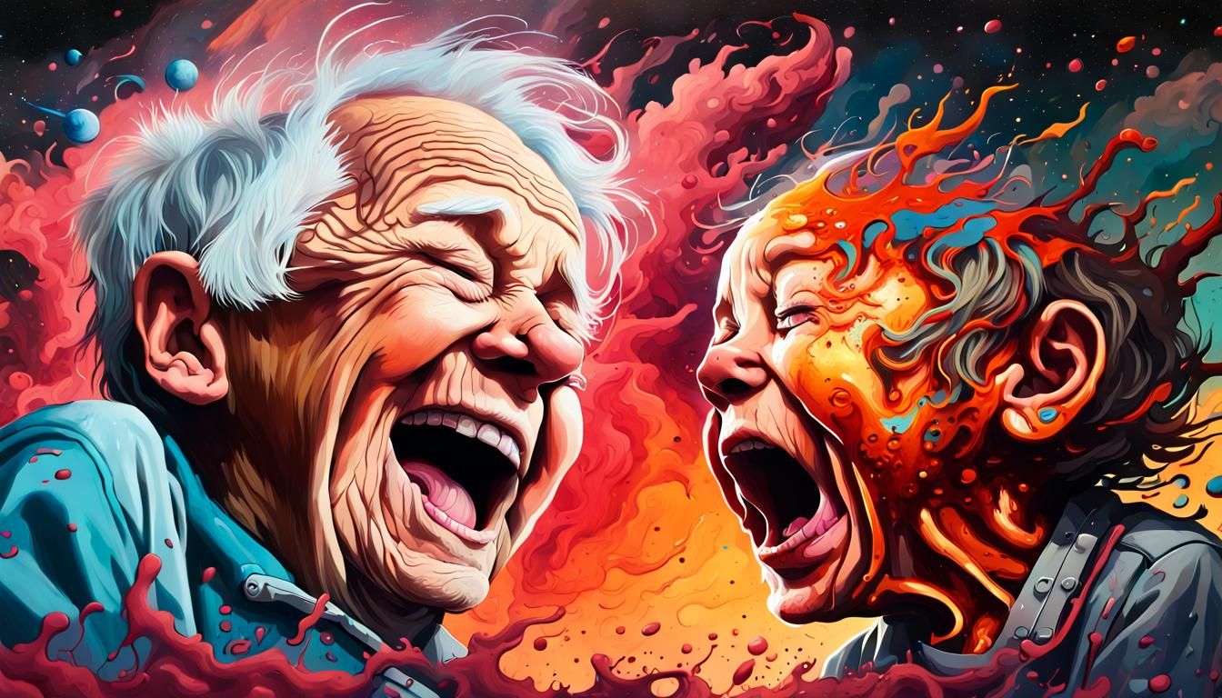 Heaven and Hell Rift: Graffiti Splash Art