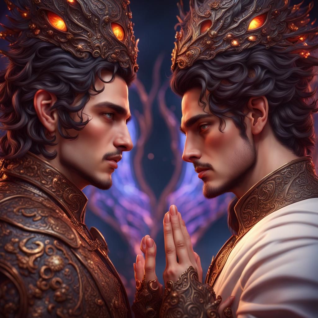 Fantastical Love Between Twin Flames