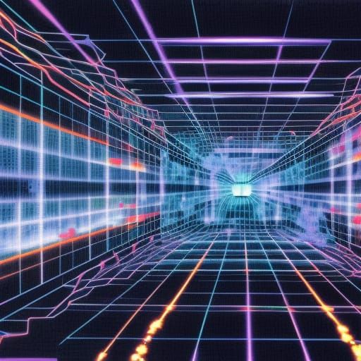 Glowing Nuclear Meltdown in Holographic Astral Style